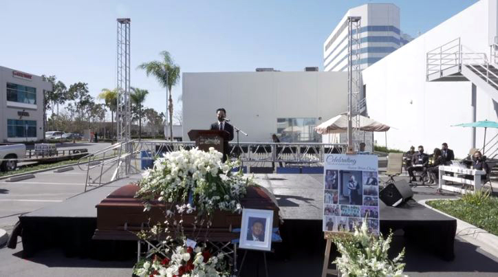 원패밀리처치에서 진행된 고 장경일 목사의 천국 환송예배