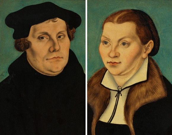 루터와 아내 카타리나.