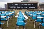 유엔아동기금(UNICEF·유니세프)은 코로나19 봉쇄로 아동 1억6800만명 이상이 작년 내내 학교에 가지 못했다고 분석했다. ©유니세프 홈페이지  