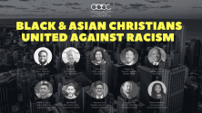 인종차별에 대항하는 흑인 & 아시아 기독교인 연합 파트너십 토론회 포스터
