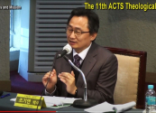 조기연 박사가 제11차 ACTS 신학포럼에서 발제를 하고 있다. ©ACTS 신학연구소 영상 캡처 