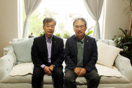 김학송 선교사(좌)와 박상원 목사