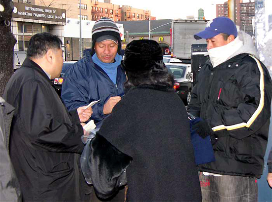 매해 겨울이 되면 3일씩 맨하탄 홈리스들을 위해 사역을 펼치고 있는 사랑방