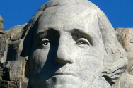 미국 러시모어산에 조각돼 있는 제1대 미국 대통령 조지워싱턴 ©픽사베이 