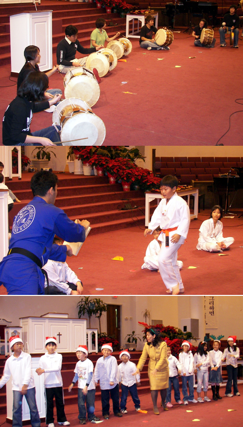 그동안 갈고 닦은 실력을 마음껏 선보이는 학생들