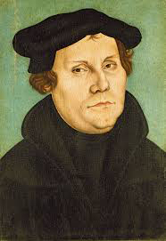 독일 화가 루카스 크라나흐(1472~1553)가 그린 루터 초상화. ©위키미디어 