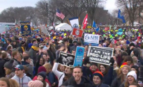 지난 2020년 1월 18일 워싱턴DC에서 열린 ‘생명의 행진’에 참가한 시민들의 모습. ⓒMarch for Life