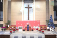 ‘오미크론’ 피해를 입은 인천 A교회 온라인 예배가 진행되고 있다. ⓒA교회 유튜브