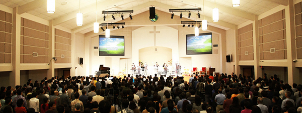 휴스턴 서울교회 한어권 회중예배 모습