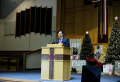 새해 첫 주일 설교를 전하는 타코마중앙장로교회 이형석 목사