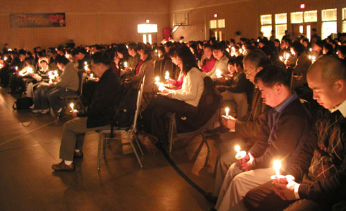 경건한 마음으로 드리는 촛불예배