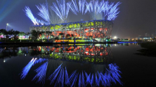 2022 베이징 동계올림픽 개막식이 진행되는 국립경기장.