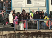 우크라이나 난민들의 모습. ⓒChannel 4 News