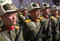 2018년 2월 건군 70주년을 맞아 평양 김일성 광장에서 열린 열병식에 참여한 북한 군인들. ⓒSBS 캡쳐
