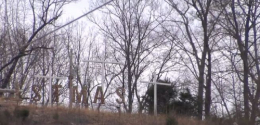 테네시주 엘리자베스턴시의 린산에 세워진 십자가. ⓒ유튜브 영상 캡쳐