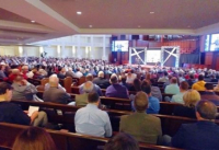 ▲2018년 11월 조지아주 마리에타의 마운트베델연합감리교회에서 열린 웨슬리언약협회의 글로벌 행사. 약 2,500여 명이 참석했다. ⓒ웨슬리언약협회 페이스북