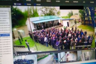 위구르 재교육 캠프를 촬영한 감시화면. ©오픈도어