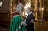 2018년 키릴 러시아정교회 총대주교(왼쪽)가 6년 임기를 새로 시작하는 블라디미르 푸틴 러시아 대통령을 축복한 뒤 포옹을 나누고 있다. ⓒOrthodox Church 유튜브