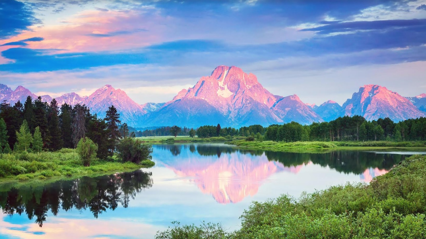 수려한 경관으로 엽서나 달력에 단골로 등장하는 그랜티톤 국립공원