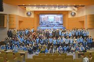 한국침례신학대학교 제36차 교회지원전도단 단체사진. ©침신대