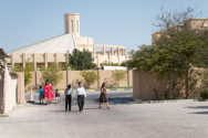 카타르 메사이미어 복합단지 안에 있는 가톨릭교회 전경. ⓒ오픈도어 인터내셔널