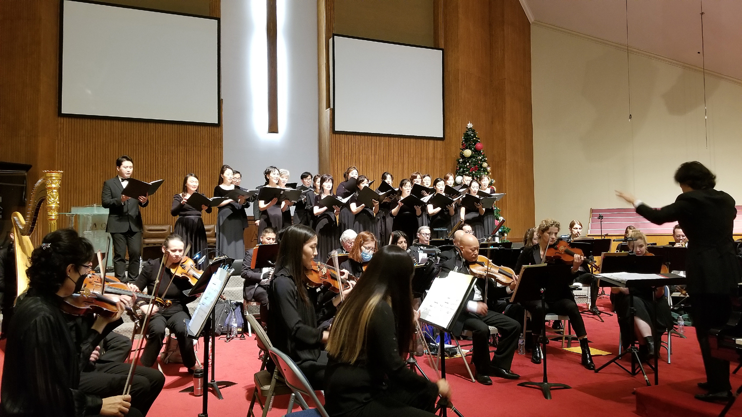 한길교회에서 진행된 라크마 '제9회 크리스마스 패밀리 나잇