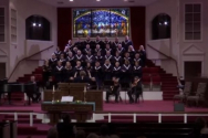 2023년 1월 1일 미국 사우스캐롤라이나 렉싱턴 호렙산 연합감리교회에서 열린 전통예배. ©유튜브 캡처