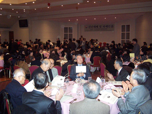 신년하례예배 전경.