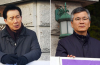 매주 목요일 아침 국회 앞에서 진행되고 있는 차별금지법 반대 1인 시위에 참여했던 김은호 목사(왼쪽)와 이찬수 목사 ©기독일보 DB