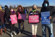 ▲낙태 반대 운동인 ‘생명을 위한 행진’ 캠페인에 참가한 미국인들. ⓒ미국 크리스천포스트