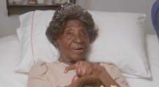 1909년 출생해 올해 114세 생일을 맞은 엘리자베스 프랜시스 여사. ⓒKTRK-TV 영상 캡쳐