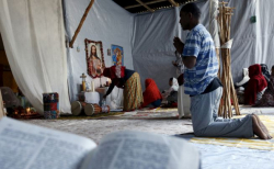 에티오피아와 에리트리아 출신 기독교 난민들의 모습. ⓒ미국 크리스천포스트