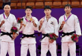 항저우 아시안게임에서 안바울 선수가 동메달을 획득했다. 왼쪽에서 세번째. ©안바울 인스타그램