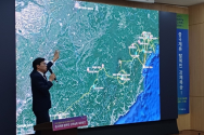 이영환 대표가 항저우 아시안 게임을 전후로 이행된 탈북민 강제북송 경로를 설명하고 있다. ©노형구 기자