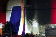화재로 불탄 라호르 굴버그 장로교회의 전경. ⓒ모닝스타뉴스