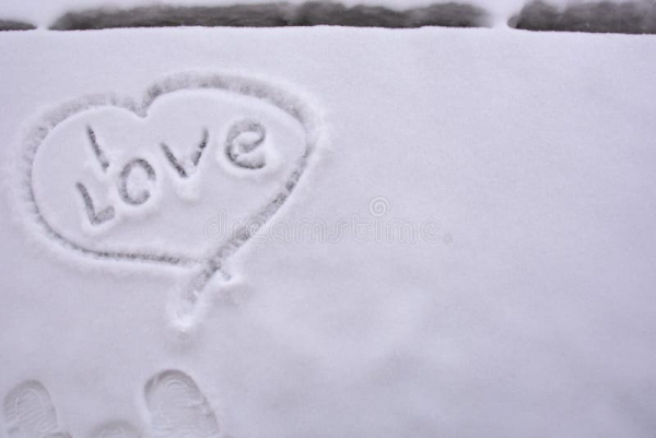 snow and love, photo from google