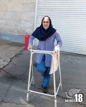 60세의 이란 기독교 개종자 미나 카자비. ©아티클18