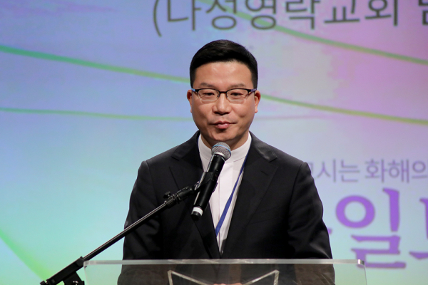 박은성 목사(나성영락교회 담임)가 축사했다.