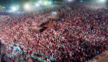 美 복음주의 단체 마운틴 게이트웨이가 니카라과에서 진행한 전도 집회 현장. ⓒCBN 뉴스 보도화면 캡쳐