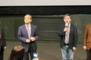 왼쪽부터 지성호 의원, 이용희 대표, 김덕영 감독, 박민식 전 장관. ⓒ이대웅 기자
