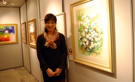 김성혜 작가가 제일 좋아하는 작품이라고 밝힌 '찔레꽃'. 