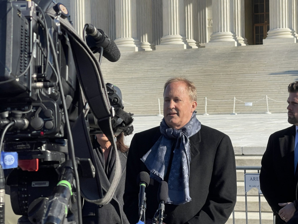 Texas Attorney General Ken Paxton, photo, Scotusblog, Jan 15, 2025.