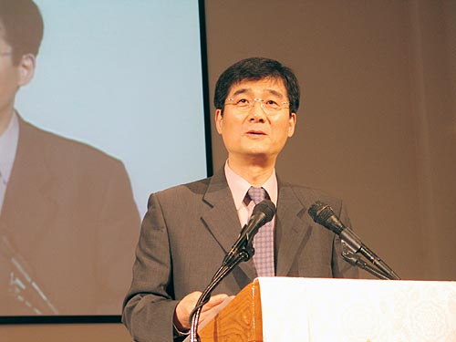 지난 2006년 후러싱제일교회서 부흥회를 인도한 박보영 목사 ⓒ기독일보 자료사진