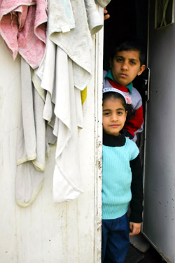 요르단에 피신해 있는 이라크 난민들의 모습. ⓒ월드비전