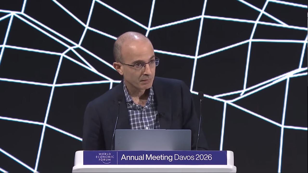 유발 노아 하라리, 제56회 세계경제포럼 연례총회, World Economic Forum