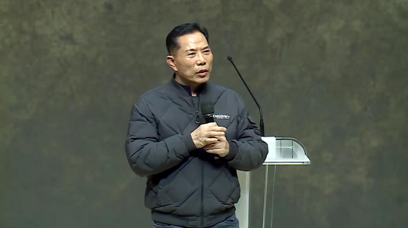 ▲손현보 목사가 1월 30일 세계로교회에서 메시지를 전하고 있다. ⓒ유튜브