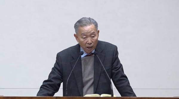 박영선 목사. ©남포교회 유튜브 캡쳐