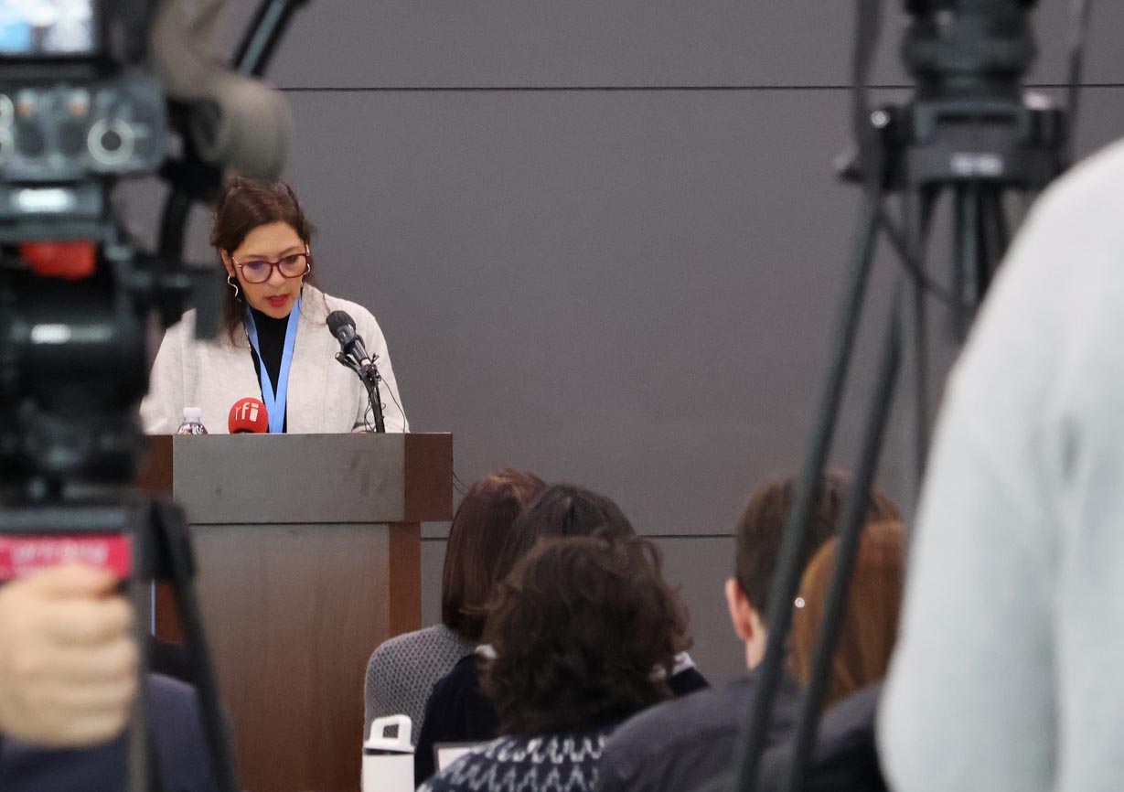 ▲엘리자베스 살몬 유엔 북한인권특별보고관. ⓒOHCHR Seoul