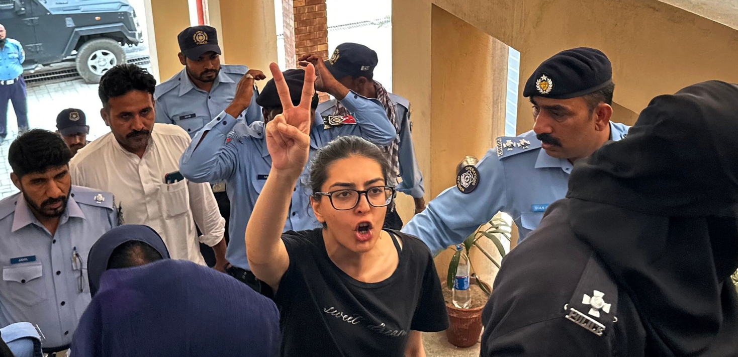 ▲이만 마자리 변호사는 남편 하디 알리 차타와 함께 17년형을 선고받았다. ⓒ국제앰네스티