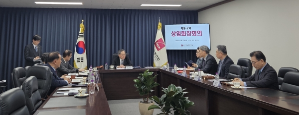 상임회장회의가 열리는 모습. ©노형구 기자